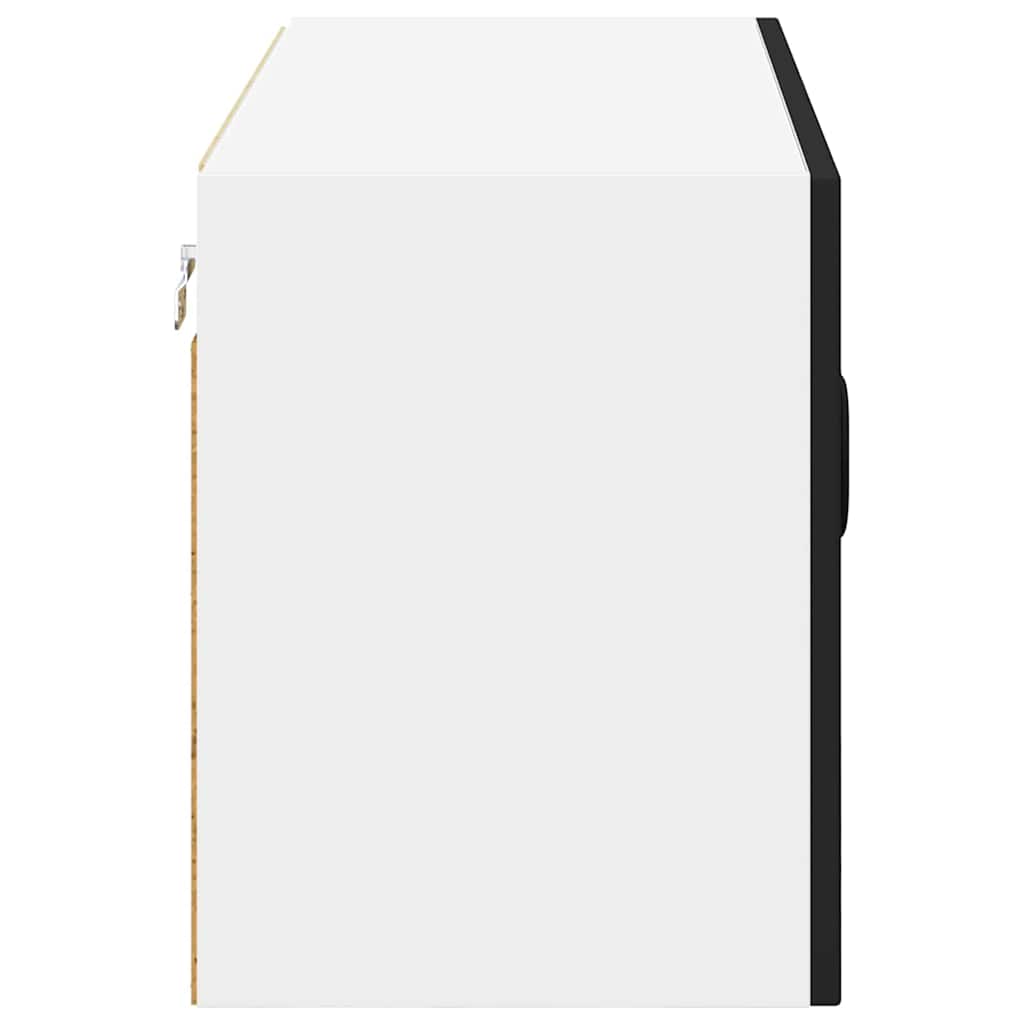 Küchenhängeschrank Schwarz 80 x 31 x 40 cm Holzwerkstoff